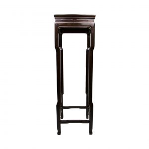 Chinese Wooden Curved High Legs Display Stand