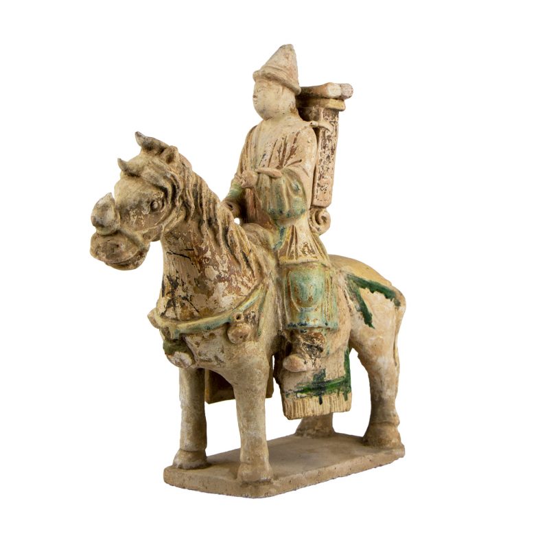 Chinese Ming Dynasty Terracotta Horse Rider