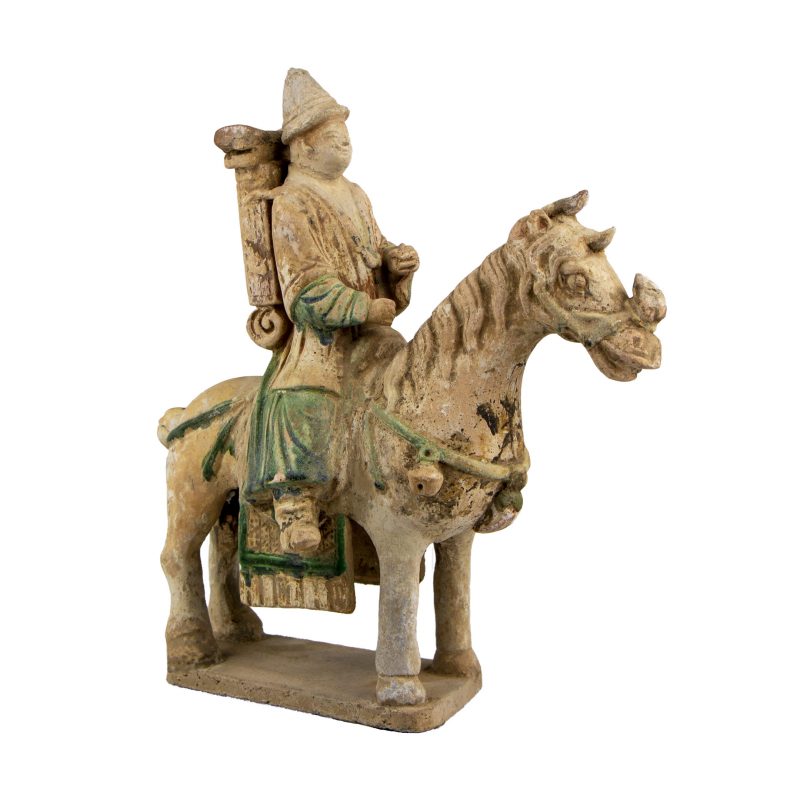 Chinese Ming Dynasty Terracotta Horse Rider
